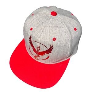Pokémon GO Team Valour Flat Brim SnapBack Hat Adjustable Niche “The Classics”